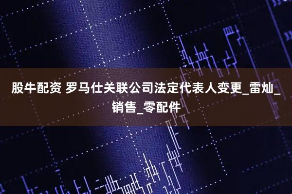 股牛配资 罗马仕关联公司法定代表人变更_雷灿_销售_零配件